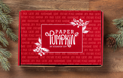 Joy to the World Paper Pumpkin Box